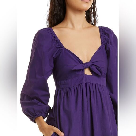 Xirena Imogen Cutout Tiered Cotton Dress - Picture 3 of 9